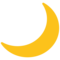 Crescent Moon emoji on Google